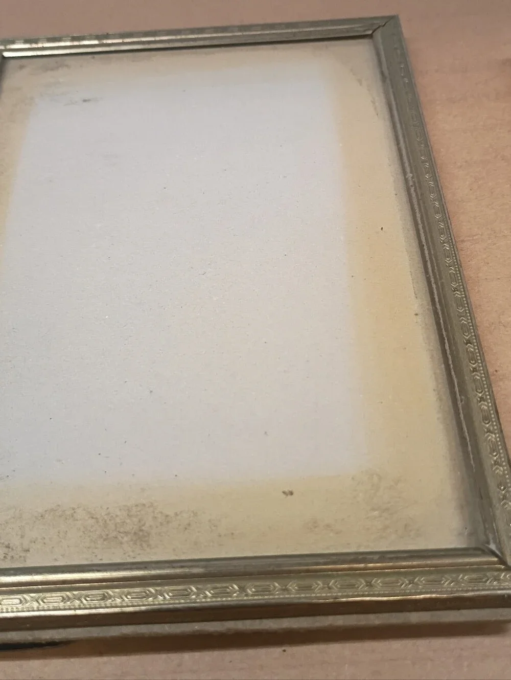 (8) Vintage Metal 5x8 Picture Frames
